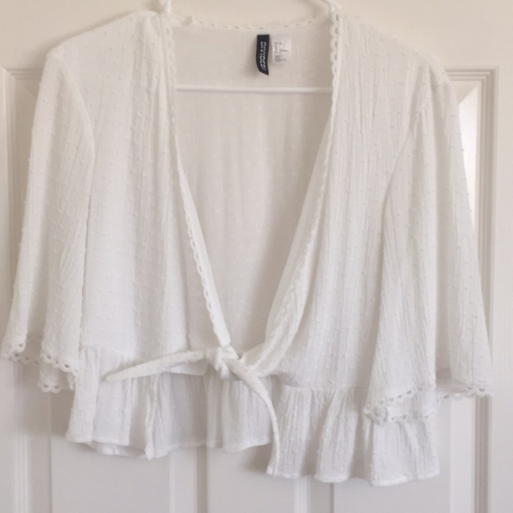 white tie top